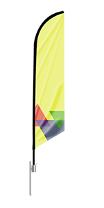 Feather Angled Flag